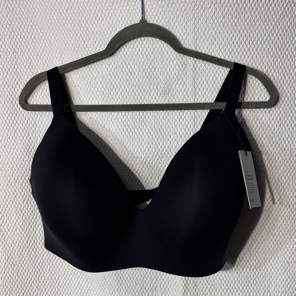 Knix Sz 8++ Wingwoman Black Bra Underwire Free Padded NEW WITH TAGS